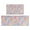 Pink Pioneer Flower, variant on Multicolor Ethnic Mandala Pattern Kitchen Rugs Sets Of 2,Anti Fatigue Kitchen Mat Rugs Non Slip Washable,Decorative Kitchen Floor Mats for Kitchen,Sink,Laundry,17"x30" 17"x47"