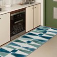 thumbnail image 3 of 2x6 FT Kitchen Runner Rugs Non Skid Washable, Faux Wool Rug Runners for Hallways Bathroom Carpet Runner, Soft Indoor Modern Floor Rug for Entryway Laundry Room, 3 of 11