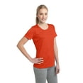 thumbnail image 4 of Sport-Tek Scoop Neck Tee (LST360) Deep Orange Heather, 4XL, 4 of 6
