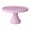 Pink, variant on Cake Stand Stable Non-slip Plastic Wave Design Dessert Display Plate for Wedding-White