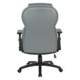 thumbnail image 6 of Executive High Back Gray Bonded Leather Office Chair, 6 of 9