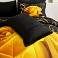 thumbnail image 7 of Yellow Rose Bed in a Bag Queen Size,Bedding Set 7Pcs Comforter Set Adult(90"X90"), 7 of 7
