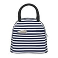 thumbnail image 2 of Haiem Navy Blue And White Stripes Printed Lunch Bag Women, Lunch Box Lunch Bag for Women, Small Leakproof Cute Lunch Tote Large Capacity Reusable Insulated Cooler Lunch Container, 2 of 6