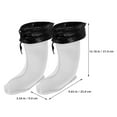 thumbnail image 2 of 1 par de forros de botas cálidos y desmontables para hombre Cómodo accesorio aislante para botas de lluvia de invierno y protección contra el frío Talla 40, 2 of 8
