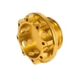 thumbnail image 4 of Gold Tone Aluminum Alloy Car Auto Gas Oil Filler Plug Cover Fuel Tank Caps for Subaru, 4 of 6