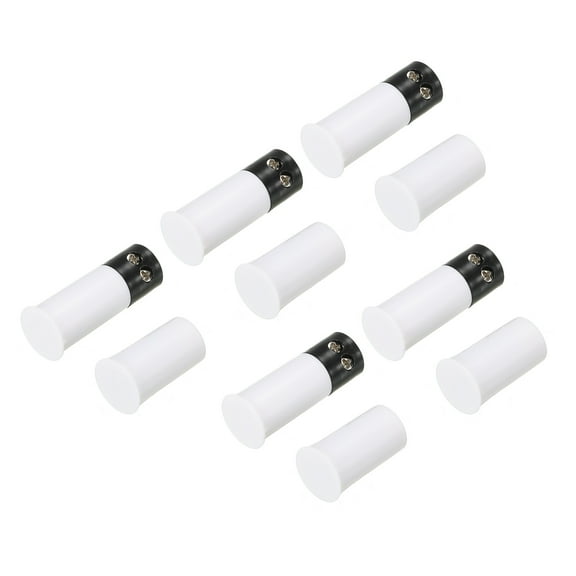 Uxcell Magnetic Reed Switch, 5 Pack NC Door Sensor Window Contact Switch, White Black