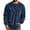 Navy-sweatshirt, variant on Aezemi Men's Corduroy Oversized Sweatshirt with Chest Pocket Comfy Crewneck Pullover Long Sleeve Soft Workout Top Outdoor Fall Winter Daily Sports Casual Sweatshirt 3XL