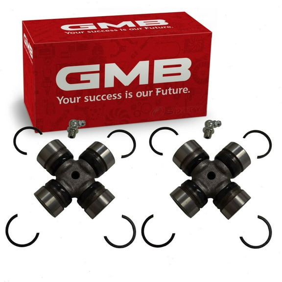 2 pc GMB Front Shaft All Universal Joints compatible with Toyota 4Runner 1986-2018