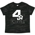 thumbnail image 3 of Inktastic 4th Birthday Soccer 4 Year Old Boys or Girls Toddler T-Shirt, 3 of 5