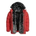 thumbnail image 2 of Jordan Craig Fargo Fur Lined Parka Men's Jacket Red 91397, 2 of 2