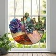 thumbnail image 4 of Succulent Acrylic Window Hangs Art Decoration for Home Garden Indoor Planter Hanging Ornament, 4 of 6