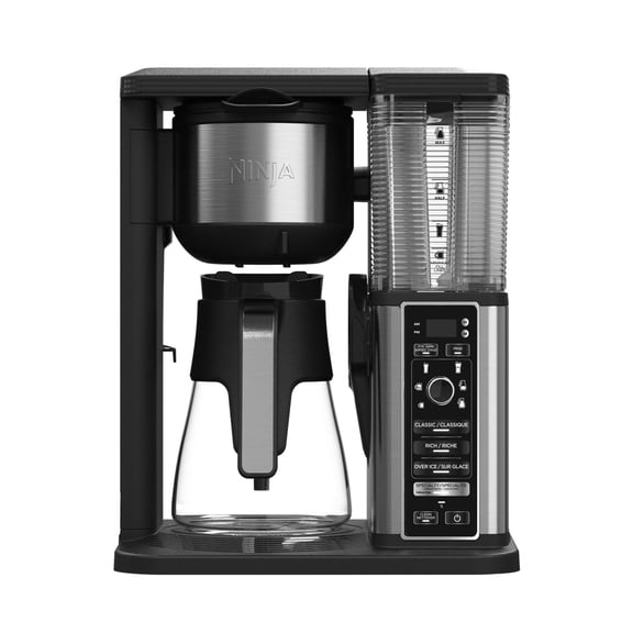 Cafetera Ninja Especializada 12 Tazas Jarra de Vidrio Color Plata