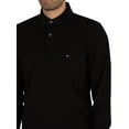 thumbnail image 4 of Tommy Hilfiger 1985 Regular Longsleeved Polo Shirt, Black, 4 of 5