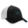 thumbnail image 3 of Men's Fanatics Black/White San Jose Sharks Authentic Pro Trucker Snapback Hat, 3 of 4