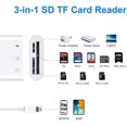 thumbnail image 3 of Lightning to SD Card Camera Reader for iPhone iPad,Micro SD&Memory Card Reader Plug and Play Trail Camera Viewer SD Card Adapter, 3 of 5