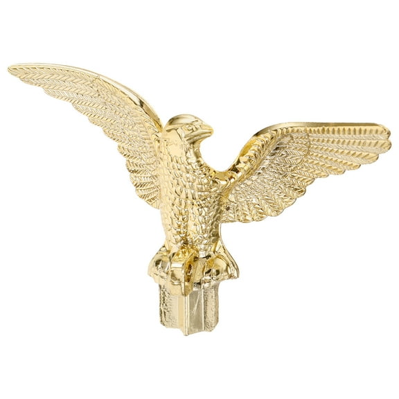 Raindrops Flagpole Eagle Topper in Golden Plastic Decorative Garden Flagpole Head