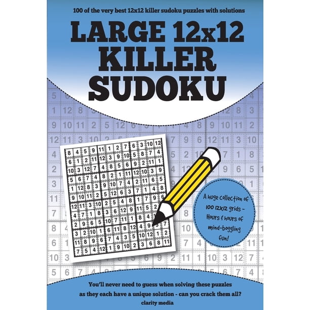 Large 12x12 Killer Sudoku Walmart Walmart