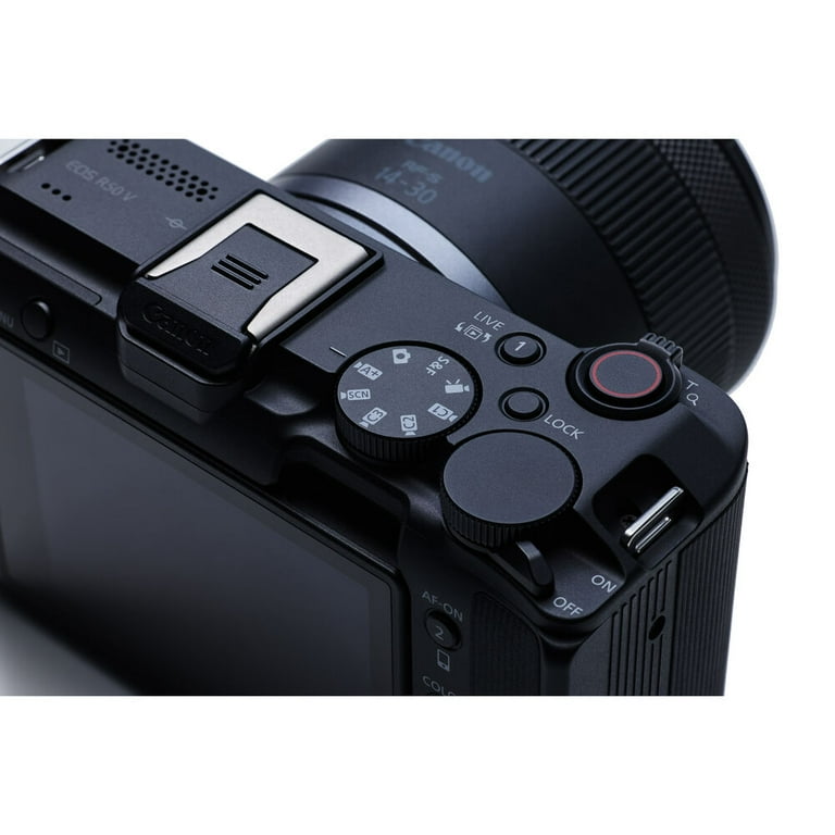 Canon EOS R50 V Mirrorless Camera 24.2MP APS-C Sensor 4K60p Dual
