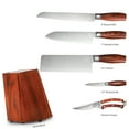thumbnail image 4 of Commercial Chef CHFC6L 6-Piece Knife Block Set, 4 of 4