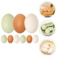 thumbnail image 2 of Shisuyan Simulation Eggs For Game Props 9Pcs 2.4x1.6in, 2 of 8