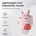 thumbnail image 4 of DefiDgd Valentine's Day Pet Apparel,Heart Pattern Cute Dog Cat Scarf for Birthday Pets Costume Accessories(C), 4 of 6