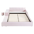 thumbnail image 4 of Upholstered Grounded Bed with Bedside Desk and Little Round Stool, 4 of 5