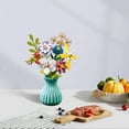 thumbnail image 6 of Flower Bouquet Sets Building Flowers with Vase for Adults Botanical Collection Home Decoration Birthday Gift, 6 of 6