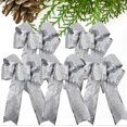 thumbnail image 1 of 5pcs Large Christmas Glitter Bows, 1 of 5