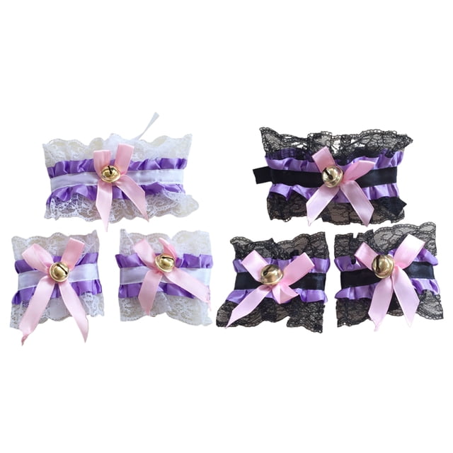 Gargantilla de encaje, collar con colgante de campana transparente, correa para la muñeca, accesorios sexis para mujer MFZFUKR CPB-SSW2198-2
