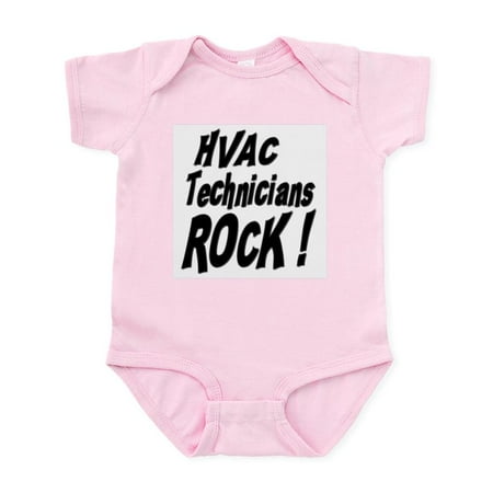 

CafePress - HVAC Techs Rock ! Infant Bodysuit - Baby Light Bodysuit