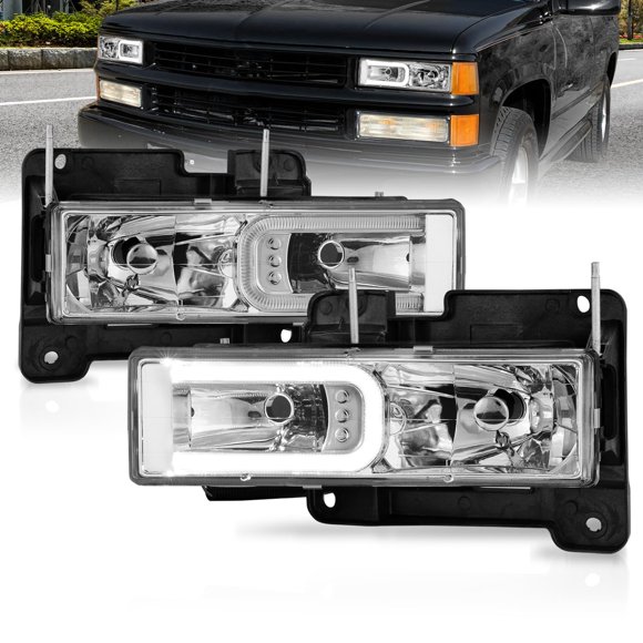Juego de Faros AmeriLite Chevy C/K Tahoe Yukon Suburban
