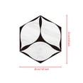 thumbnail image 3 of Ground Stickers Modern Self-adhesive Heat-resistant Tables Decals Wear-resistant Hexagon-Shaped Wear-resistant Removable Hexagon-Shaped Oilproof Patches Decorations Type2, 3 of 9