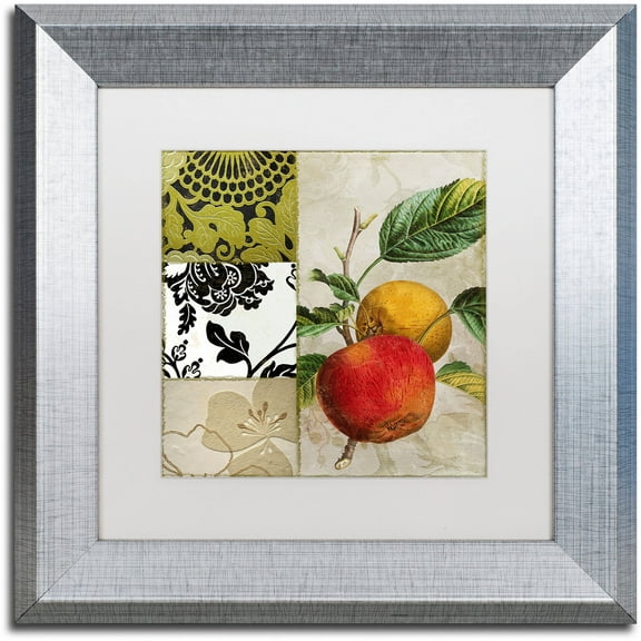 Trademark Fine Art "SoHo II" Canvas Art by Color Bakery White Matte, Silver Frame