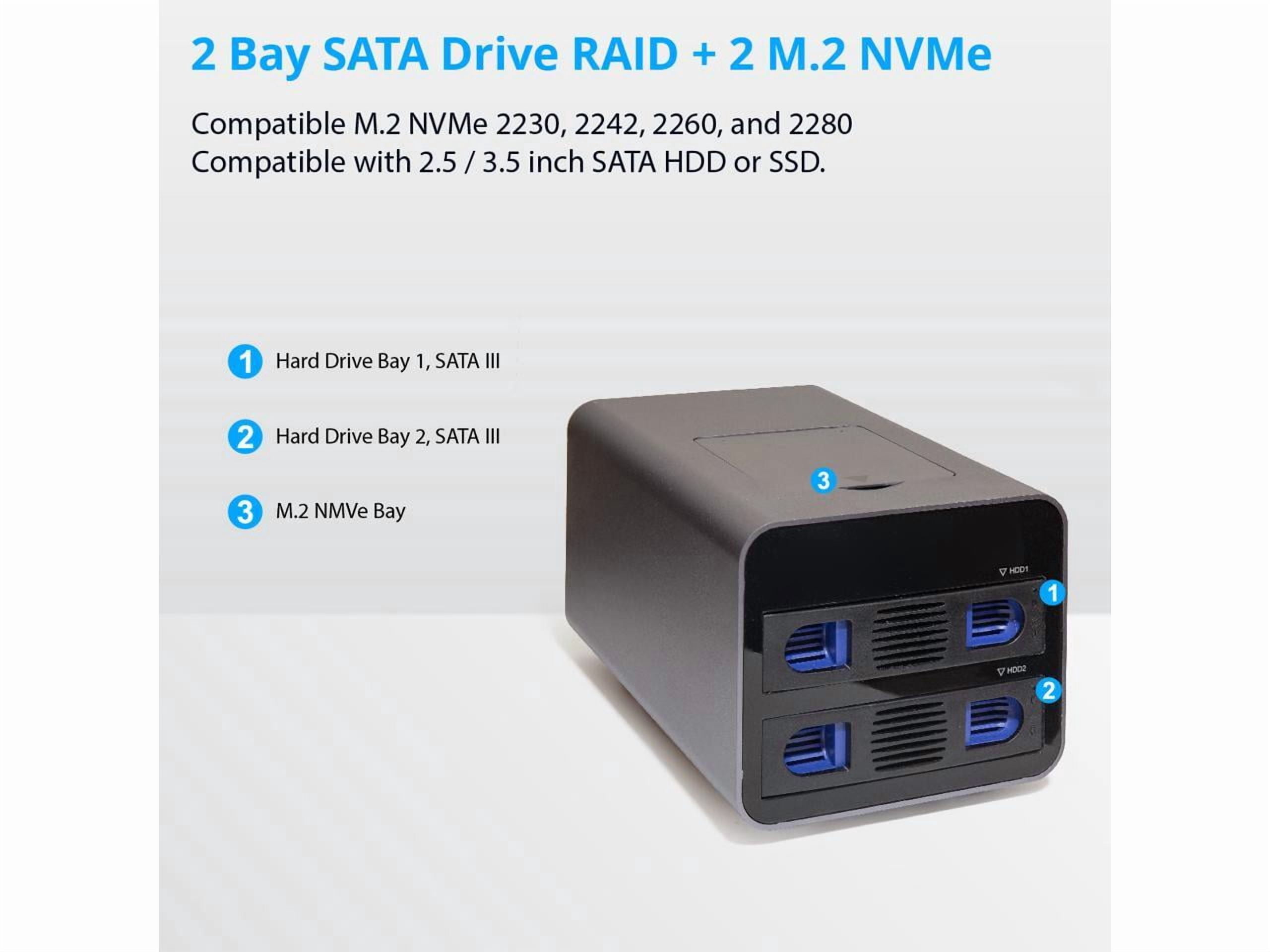 TerraMaster D5-300 SATA 5-Bay RAID Storage, USB3.1 Gen1 Type
