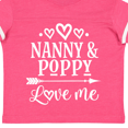 thumbnail image 4 of Inktastic Nanny and Poppy Love Me Granddaughter Boys or Girls Toddler T-Shirt, 4 of 5