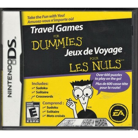 Travel Games For Dummies NDS (Brand New Factory Sealed US Version) Nintendo DS