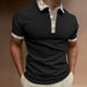 thumbnail image 3 of Gibobby Polo Casual para Hombre Polo de piqué de algodón sólido de Manga Corta para Hombre(Negro,M), 3 of 4