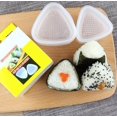 thumbnail image 2 of 2pcs/4pcs/set Mold DIY Sushi Mold Onigiri Rice Ball Food Press Triangular Sushi Maker Sushi Kit Japanese Bento Sushi Accessories, 2 of 7