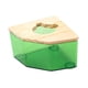 thumbnail image 3 of Bañera de arena para hámster, contenedor de baño de arena, inodoro acrílico fácil de limpiar para hámster. Verde, 3 of 9