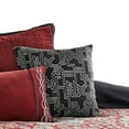 thumbnail image 4 of Benjara 10 Piece King Size Comforter Set with Medallion Print, Red and Blue, 4 of 5