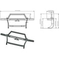 thumbnail image 5 of Black Horse Rambler Grille Guard Modular Black Compatible with 2021-2024 Ford Bronco-RAGF20, 5 of 5