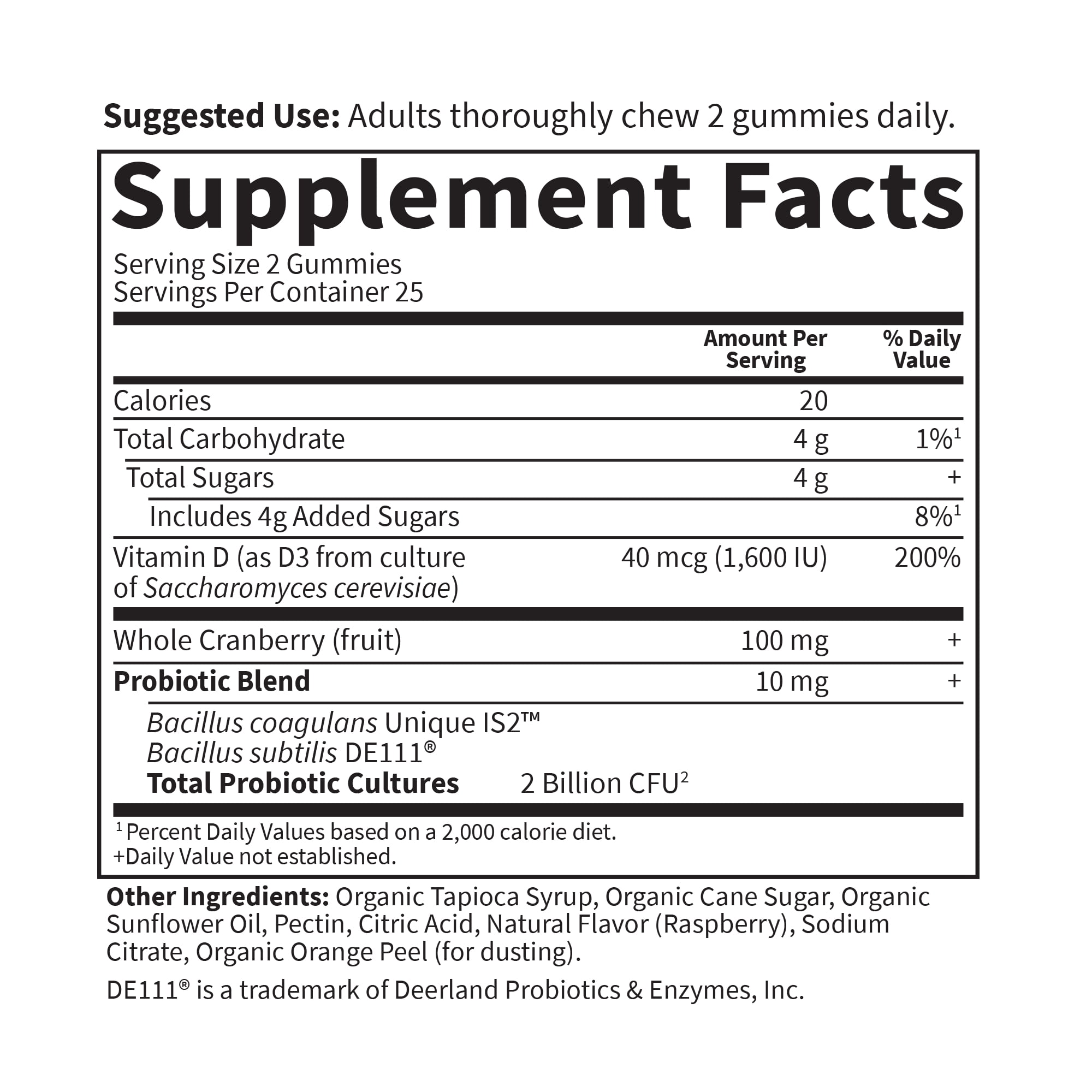 Garden of Life Dr. Formulated Women's Probiotic Gummies, 2 Billion CFU Per Serving with Vitamin D3, Berry Flavored Gummies, 50ct