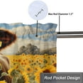 thumbnail image 5 of Funny Cow Curtains Valances for Home Decor Country Farm Animal Farmhouse Western Wildlife Sunflower Window Treatment Valance Curtains for Bathroom 54 by 18 in, 1 Panel, 5 of 6