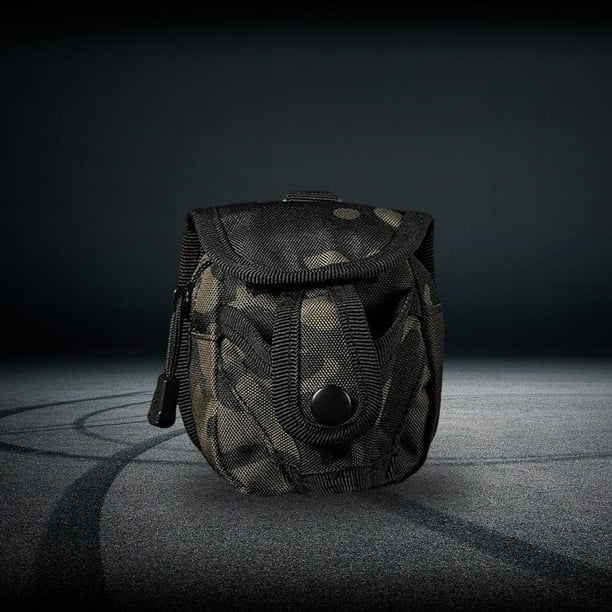 Juego de deportes al aire libre, lanzador de catapulta de nailon compacto, bolas negro Sharpla Bolsa de cintura de caza