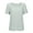 Gray, variant on Women Summer Puff Short Sleeve Blouse Square Neck T Shirts Solid Color Loose Tops Casual Shirt (S,Pink)