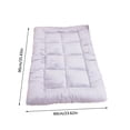 thumbnail image 3 of Small Puppy Bed, Rectangle Dog Bed, 36X20 in, Faux Faux Fur, Washable Cat Bed, insulating Warmth, Fall Winter Resting, Caramel, 1 Pc, 3 of 5