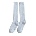 thumbnail image 2 of Gymayou 4 Pairs Long Fuzzy Socks Thick Skin-friendly Coral Fleece Socks Stretch Home Sleeping Winter Socks, 2 of 3