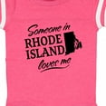 thumbnail image 4 of Inktastic Someone in Rhode Island Loves Me Boys or Girls Baby Bodysuit, 4 of 5