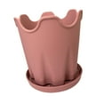 thumbnail image 5 of oshhni Flowerpot with Base Home Decor Flower Plant Container for Floor Desktop Cafe Pink, 5 of 9