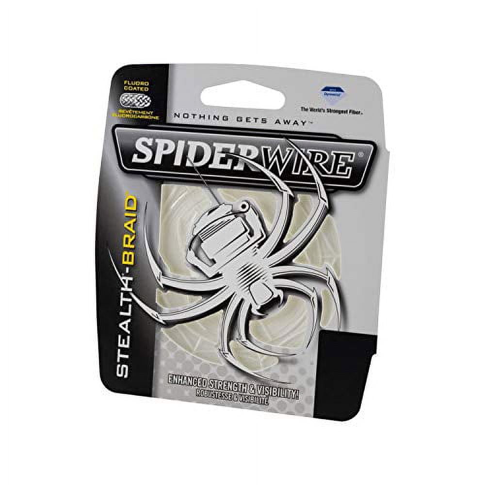 SpiderWire Stealth Superline, Translucent, 6-Pound Fishing Line 